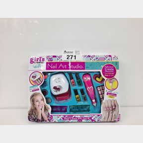 GIRL'S CREATOR NAIL ART STUDIO NAIL OVEN POLISHER TOY FOR CHILDREN GIFT SET