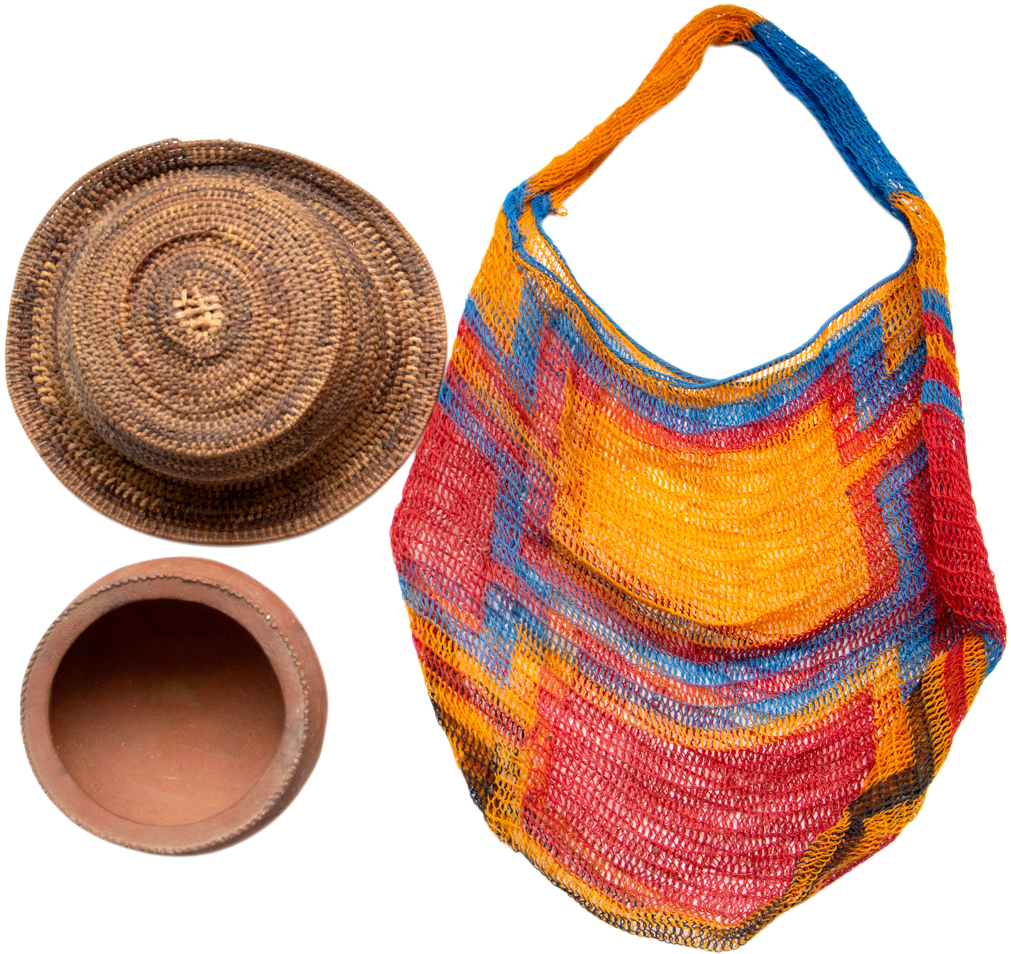153 · Papua New Guinea, Terracotta Cooking Bowl, 1950s, VGC