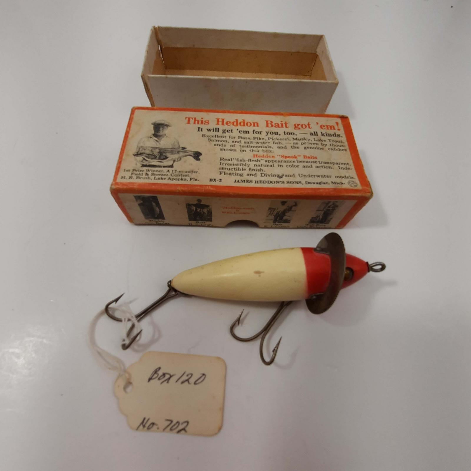 VINTAGE FISHING LURES W/ BOXES (4)