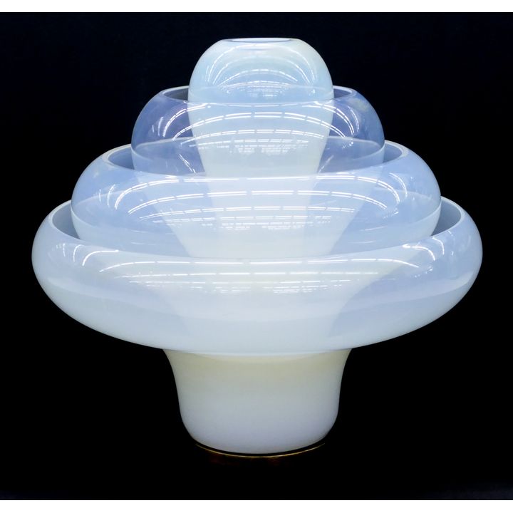Carlo Nason ''Lotus'' Glass Table Lamp