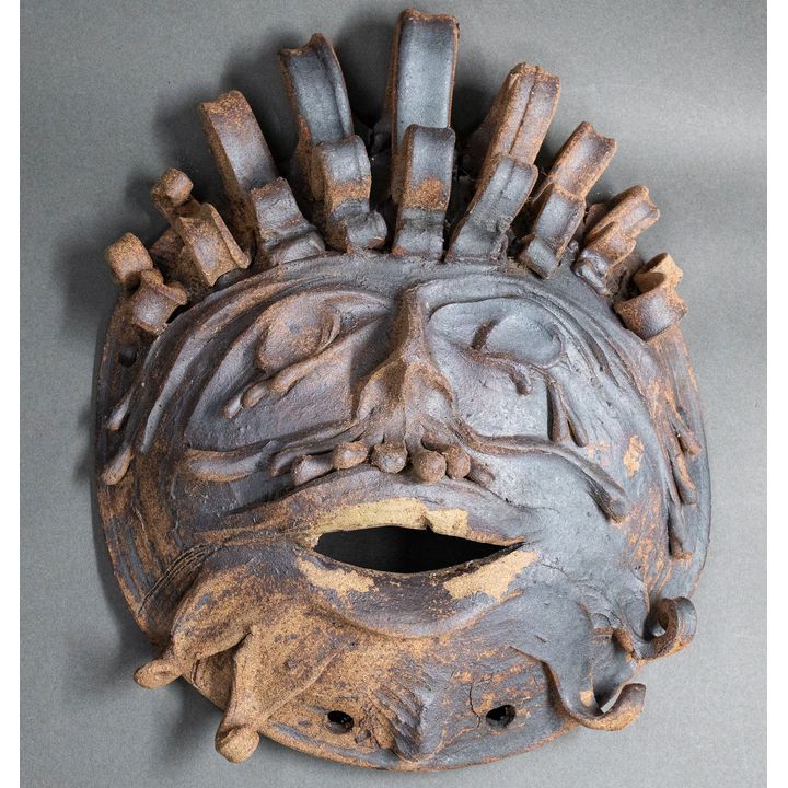 Yvonne Rust (attrib.) - Wall hanging ceramic mask