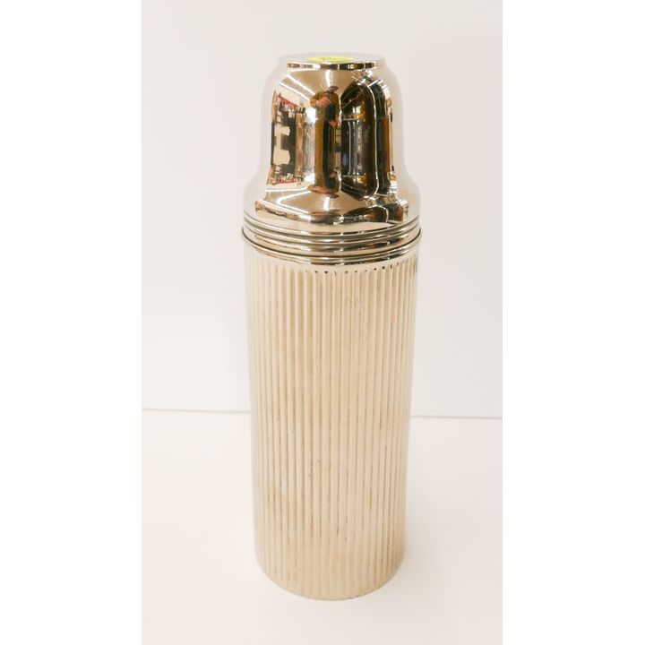 Vintage Universal Mercury Glass Thermos- 9.5''