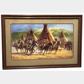 Signed Limited Edition Terpning Framed Print