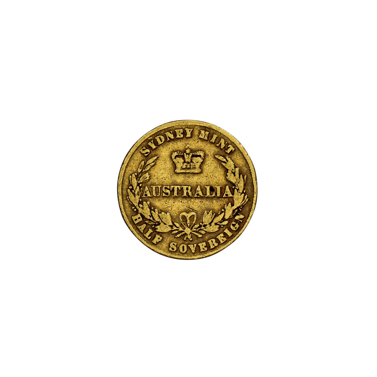 1158. · Victoria, Half Sovereign, 1861, Good