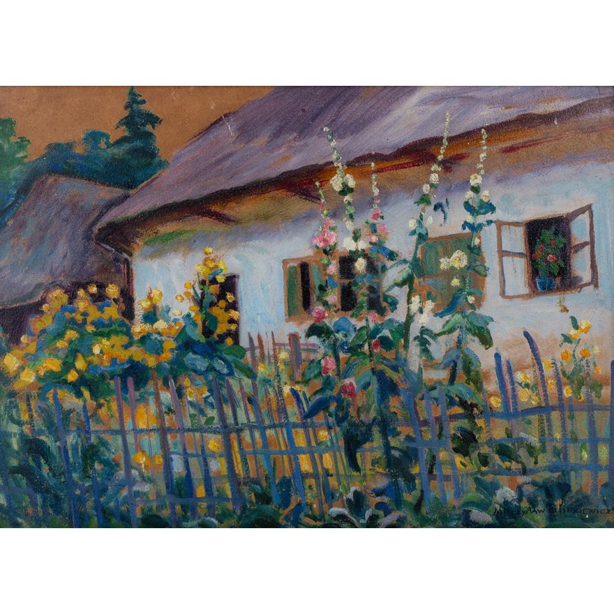 Mieczysław Filipkiewicz | Malwy w ogrodzie