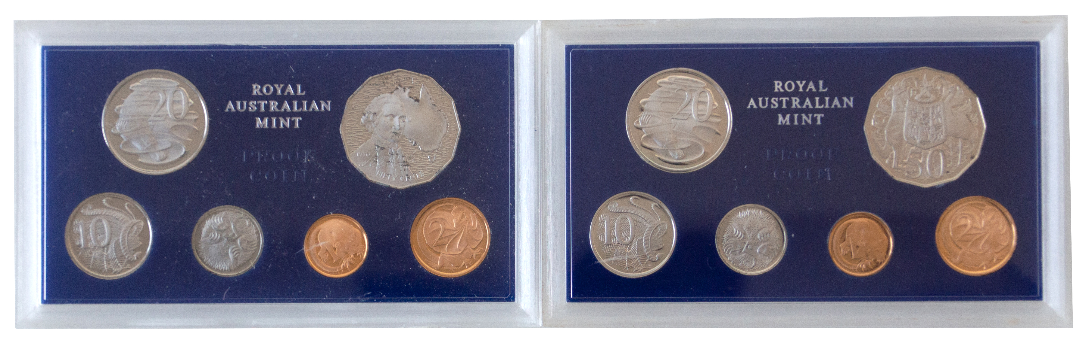 Accumulation, Elizabeth II, Proof Set, 1969 & 1970, aFDC