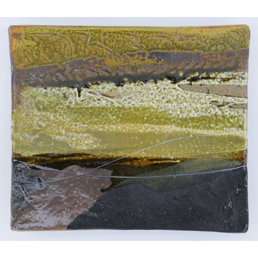 David Shaner ''Landscape Slab'' Stoneware