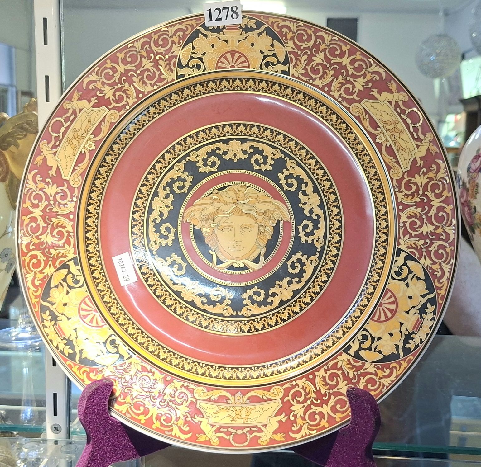 1278 · ROSENTHAL VERSACE CABINET PLATE