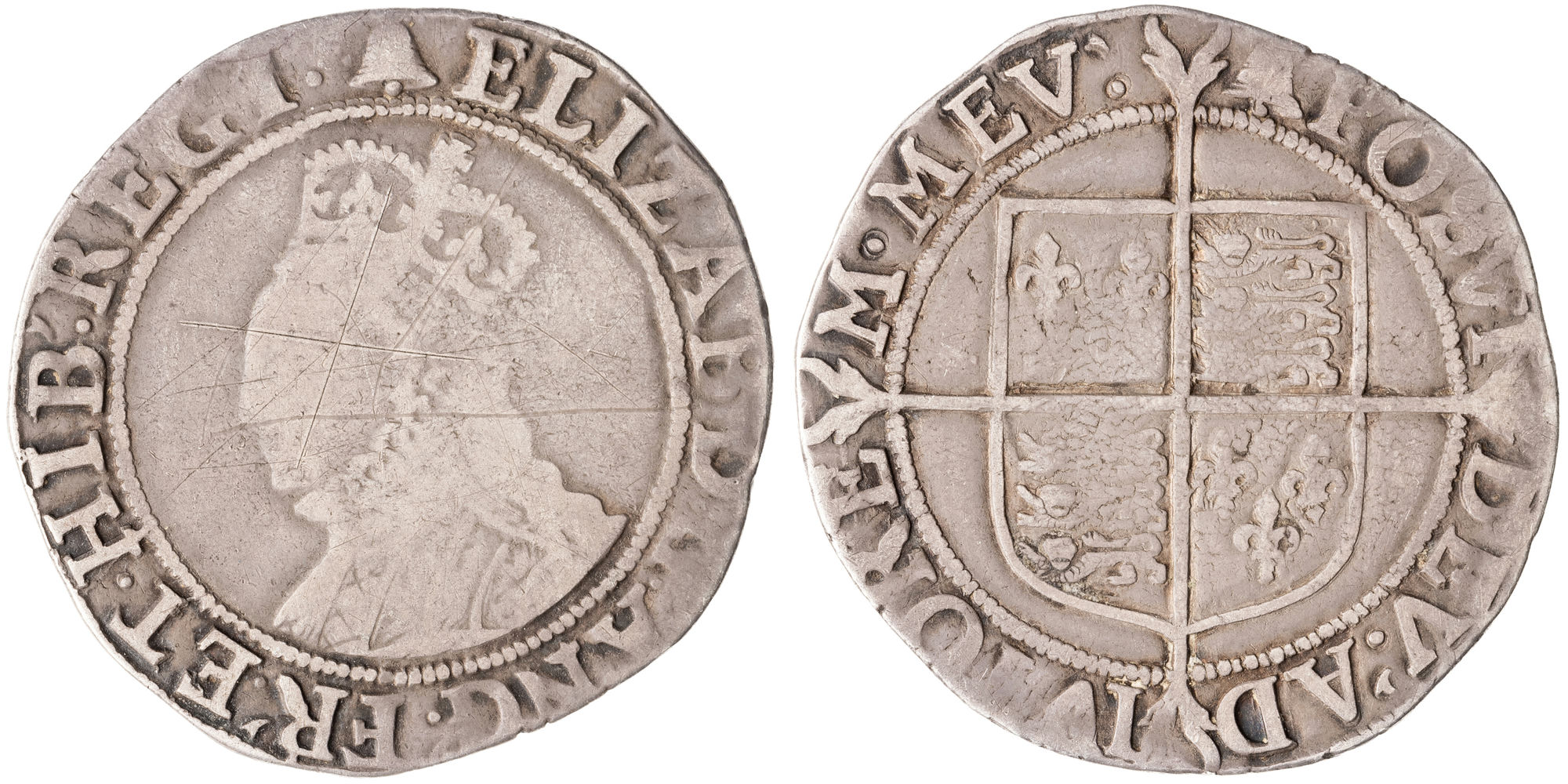 Great Britain, Elizabeth I, Sixth Issue, Shilling, 1582-83, VG - aF
