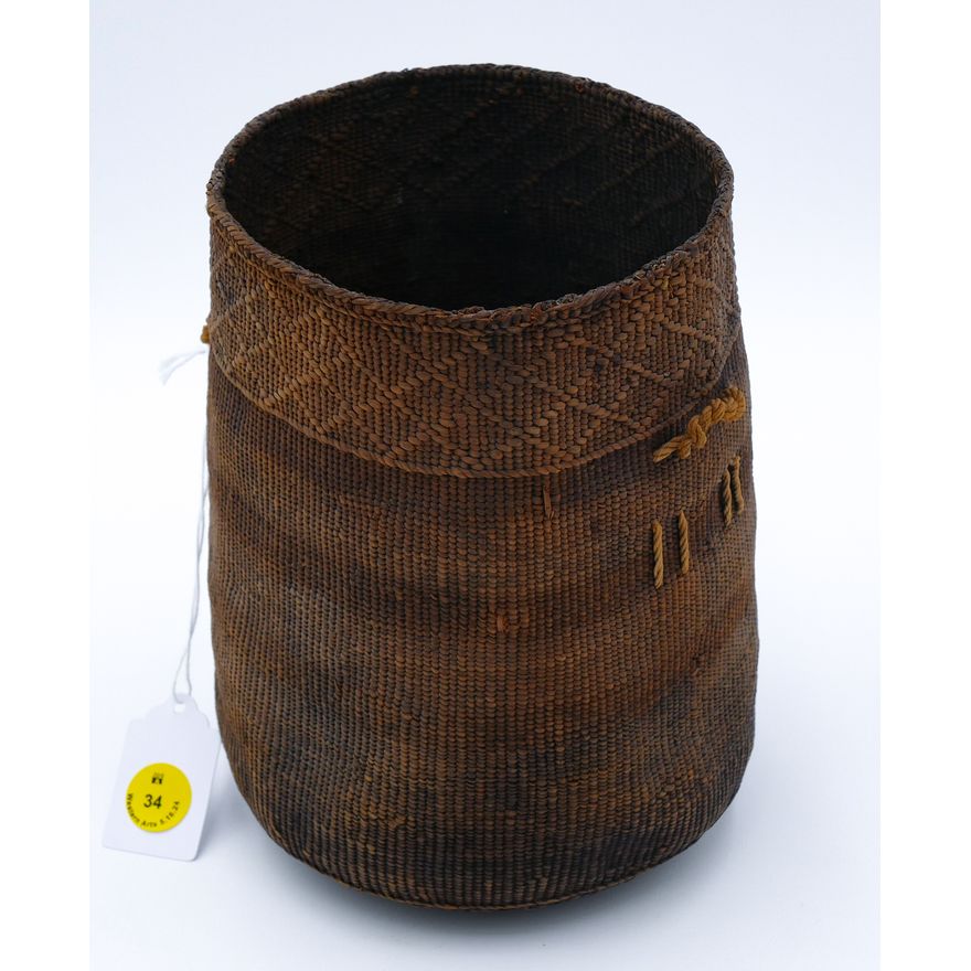 Antique Haida Indian Berry Basket