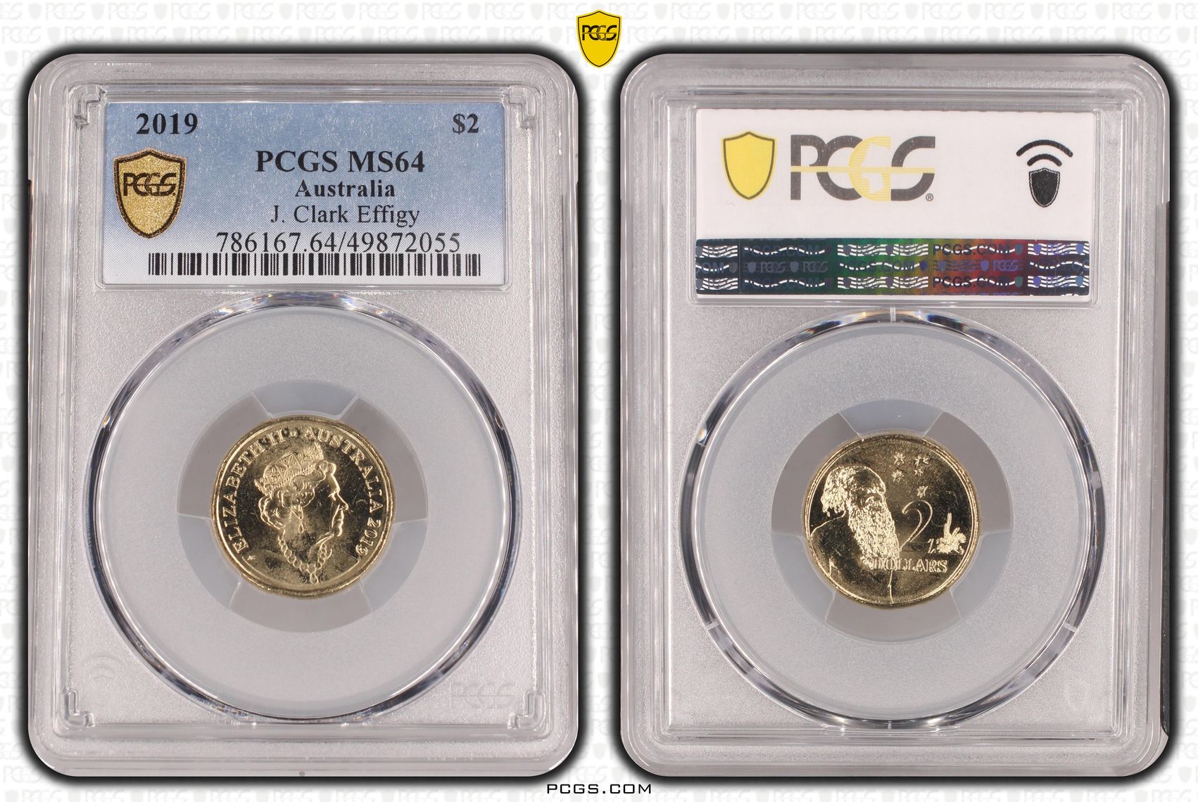 Elizabeth II, J. Clark Effigy , Two Dollar, 2019, PCGS MS64