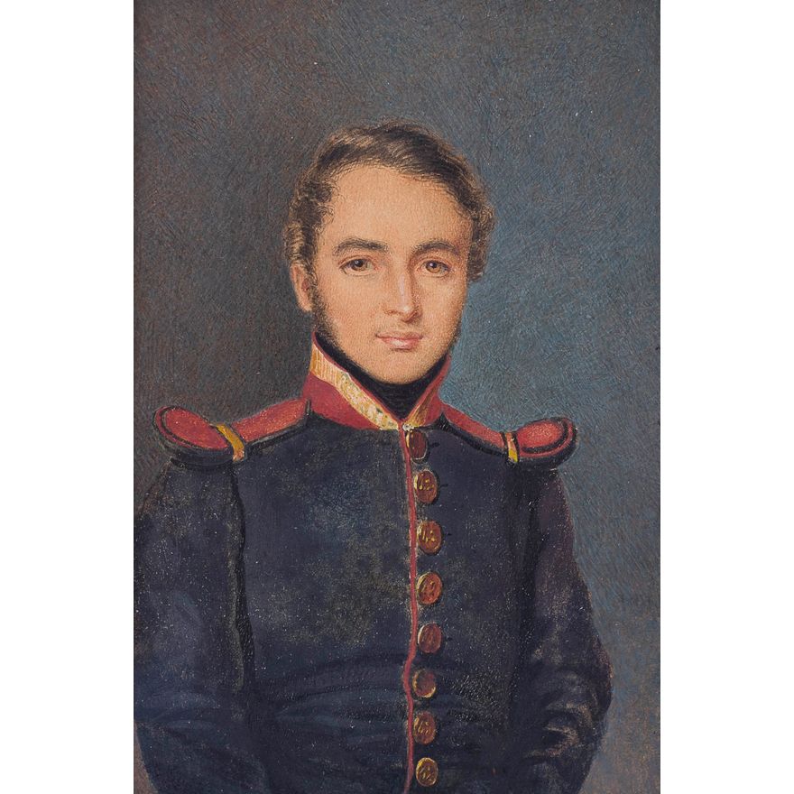 Franciszek Teppa | Portret oficera 42. Pułku Piechoty Austro-Węgier