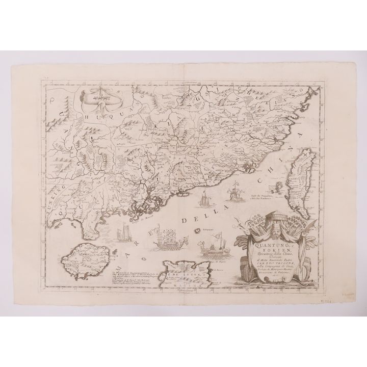 Vincenzo Coronelli. Quantung e Fokien. 1696