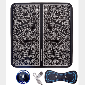 Foot Massager Mat with Cervical Mini Massager Combo Set |