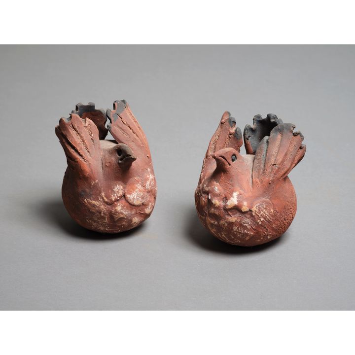 Rosemarie McClay (Brittain) - Pair of ceramic birds