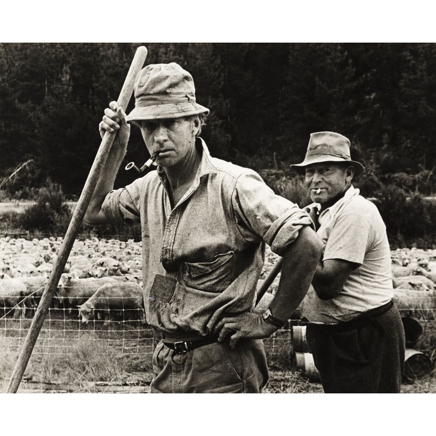 Marti Friedlander 'Farmers, South Island'