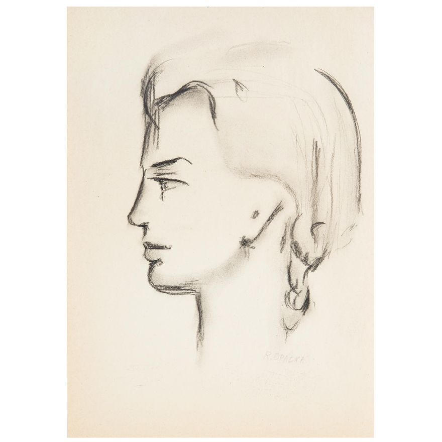 Roman Opałka | Portret kobiety