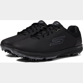 SKECHERS MEN'S PRO 6 WASSERDICHTER GOLFSCHUH SNEAKER - BLACK SIZE USA 9.5
