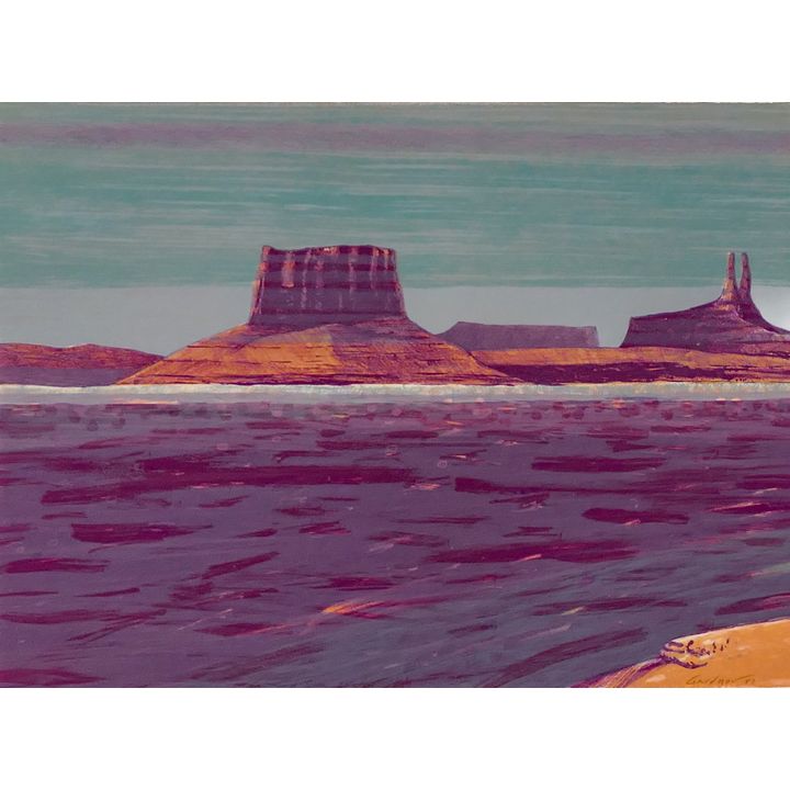 6pc Byron Gardner ''Evening Sun'' (Impression A) S/N 1983 Lithographs