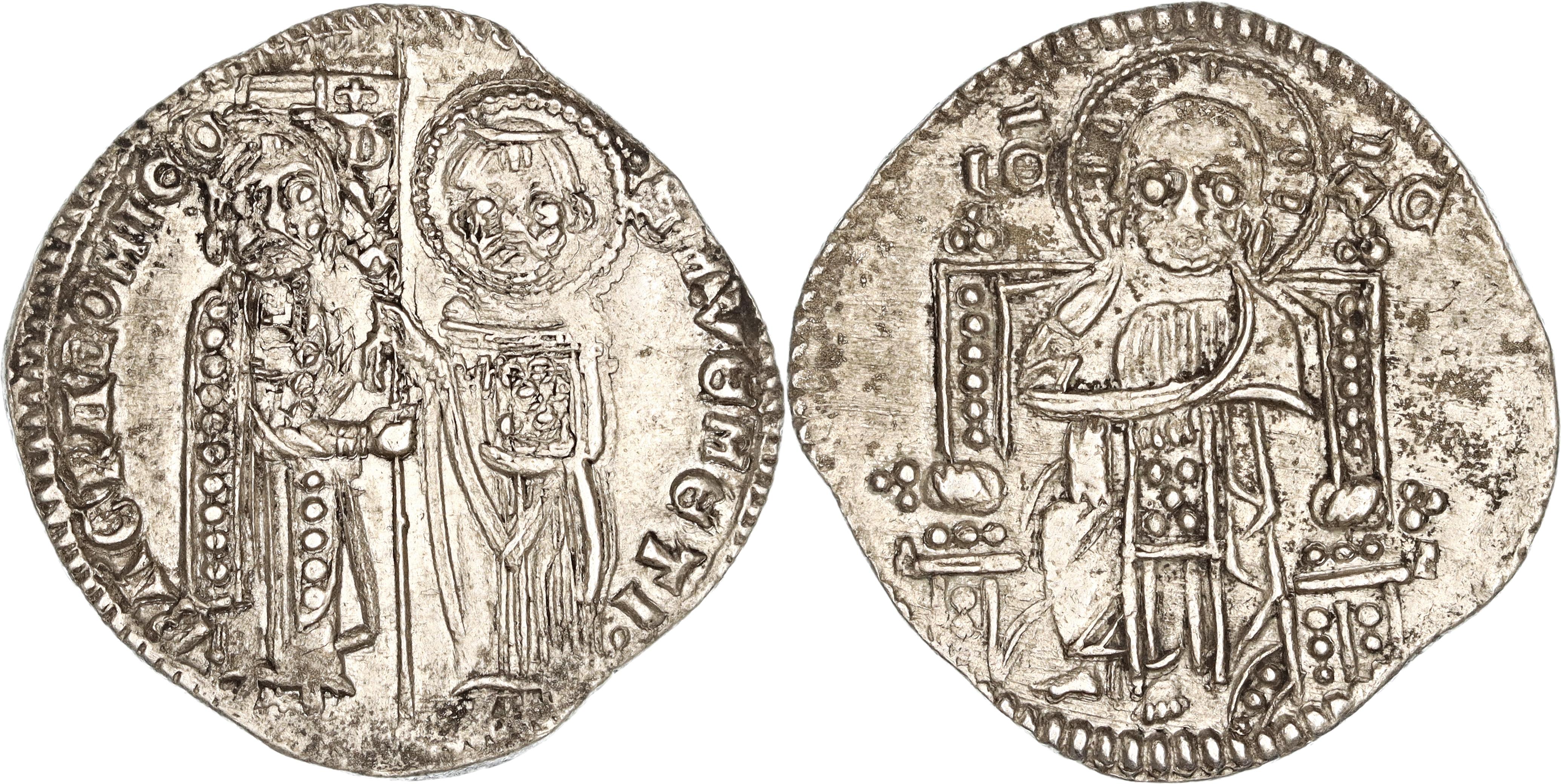 Republic of Venice, Bartolomeo Gradenigo, Silver Grosso, 1339-1342 AD, VF-gFG