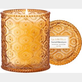 LA JOLIE MUSE SANDALWOOD & PATCHOULI SCENTED CANDLE, CANDLES FOR HOME SCENTED, 6 OZ 40 HOURS BURN, CANDLES GIFT FOR WOMEN & MEN