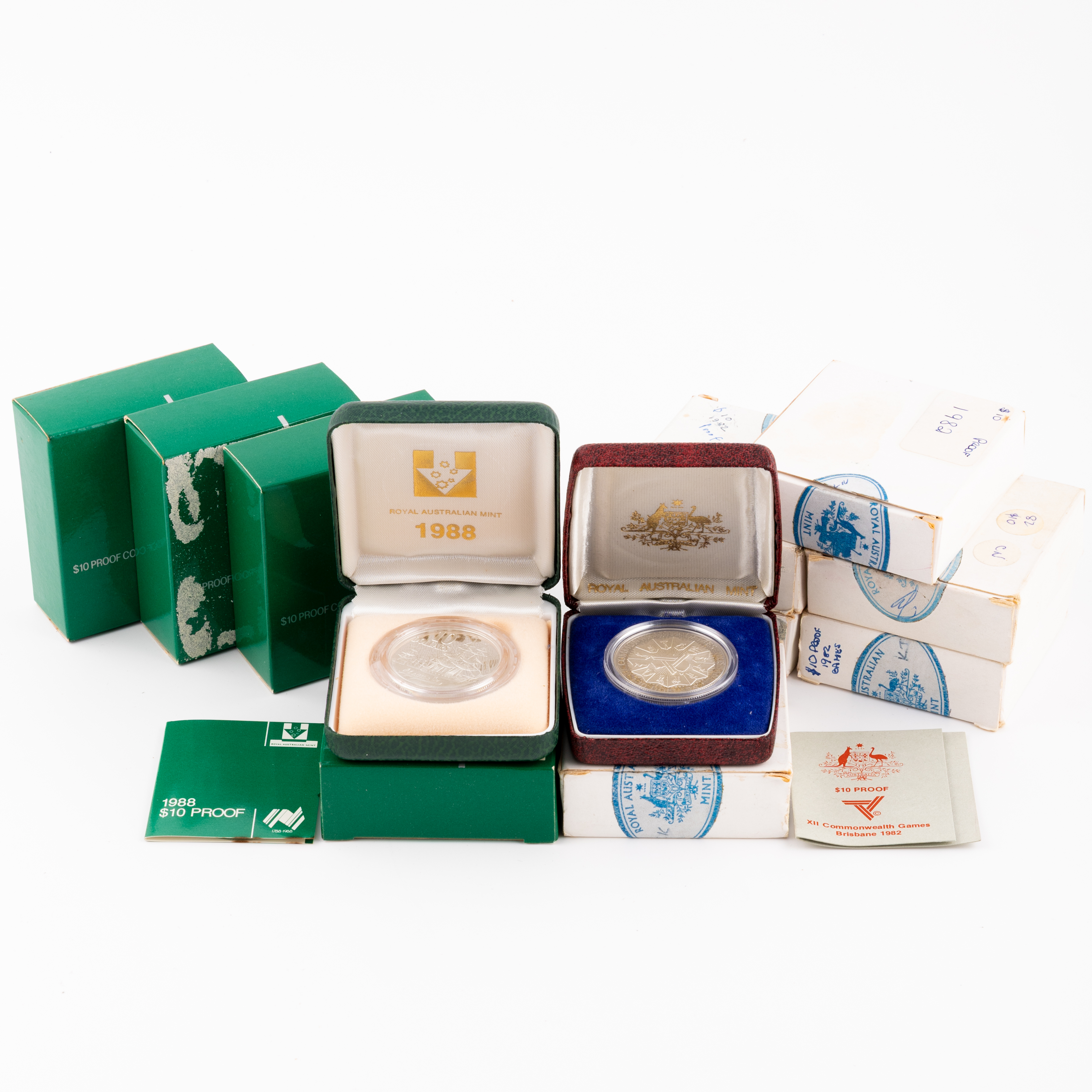 424 · Elizabeth II, XII Commonwealth Games & Bicentenary, Ten Dollars, 1982 - 1988,  FDC