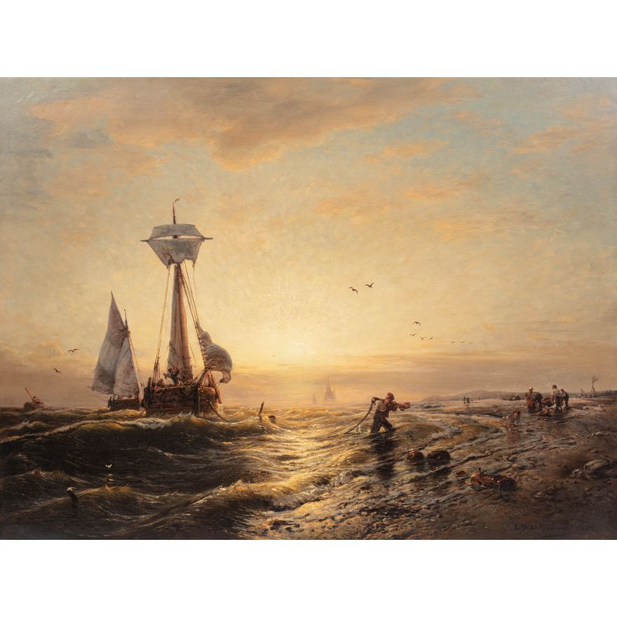 Eduard Hildebrandt | O zachodzie, 1854 r.