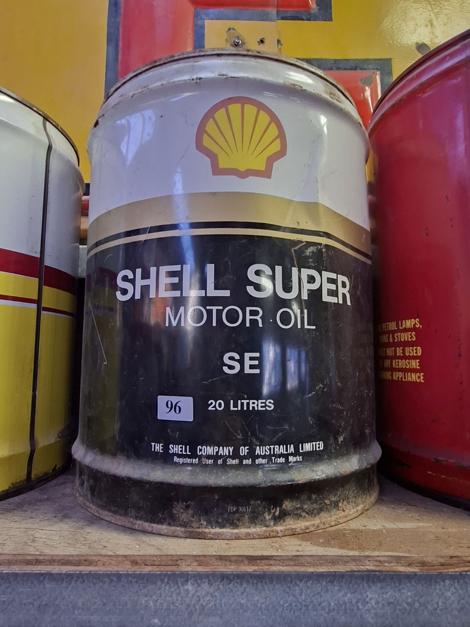 Shell Motor Oil Drum