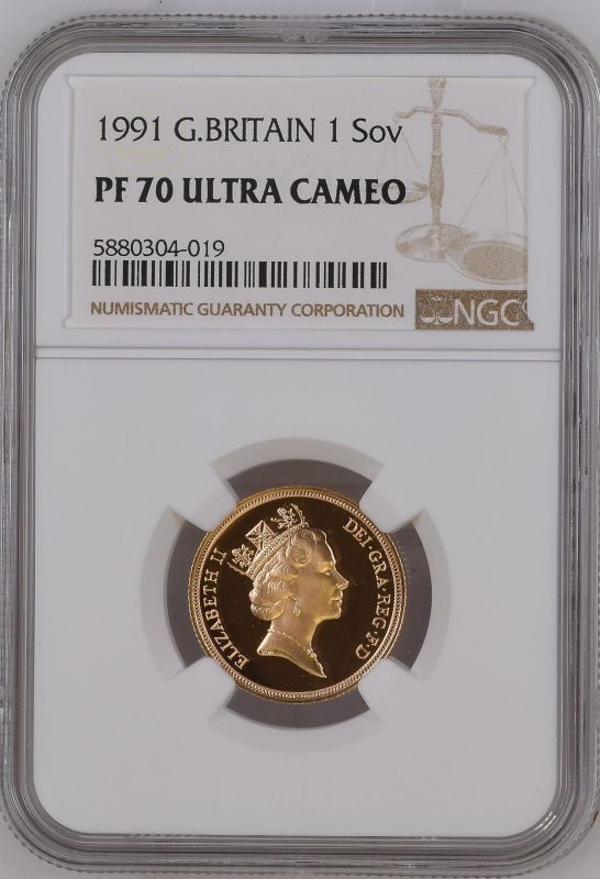コレクション 1984 G.BRITAIN 1 Sov PF 70 ULTRA CAMEO WG-02746__05906.1656888463.386