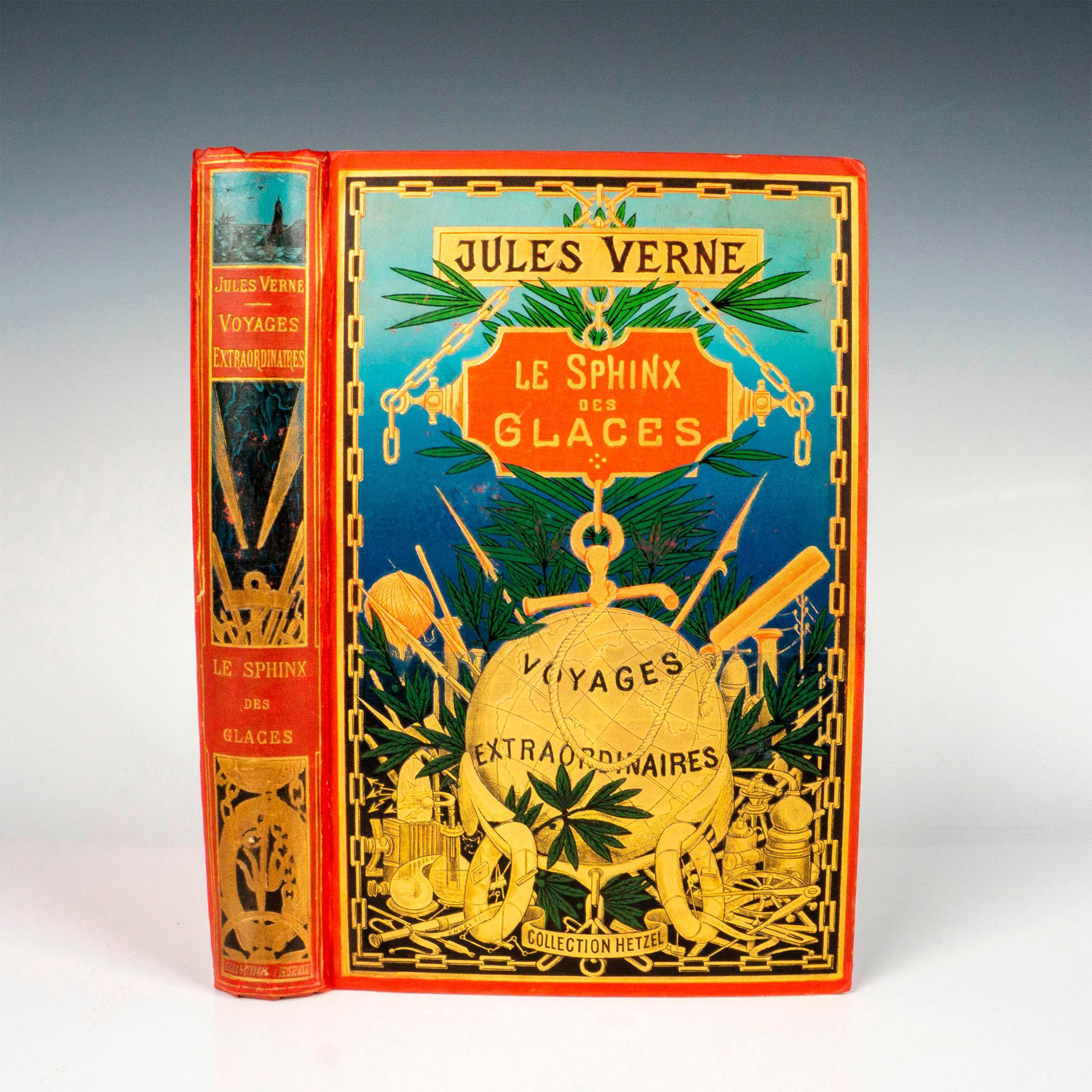 Jules Verne, Le Sphinx des Glaces, French Edition Au Globe Dore