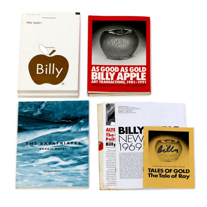 A collection of Billy Apple Publications