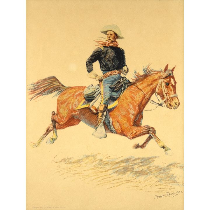 Frederic Remington (1861-1909), A Cavalry Officer, 1901