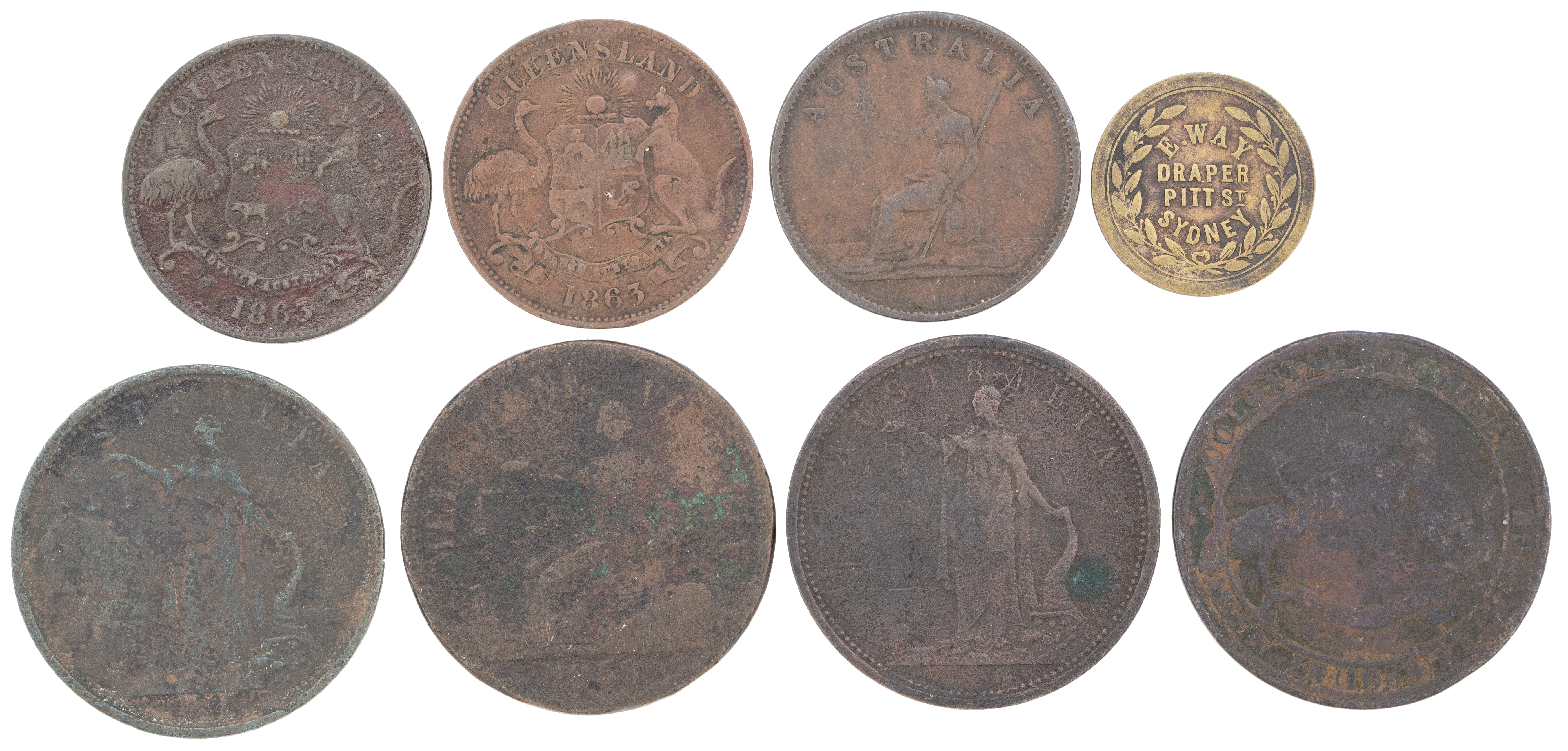 Accumulation, 1850s - 1860s, VG - aVF