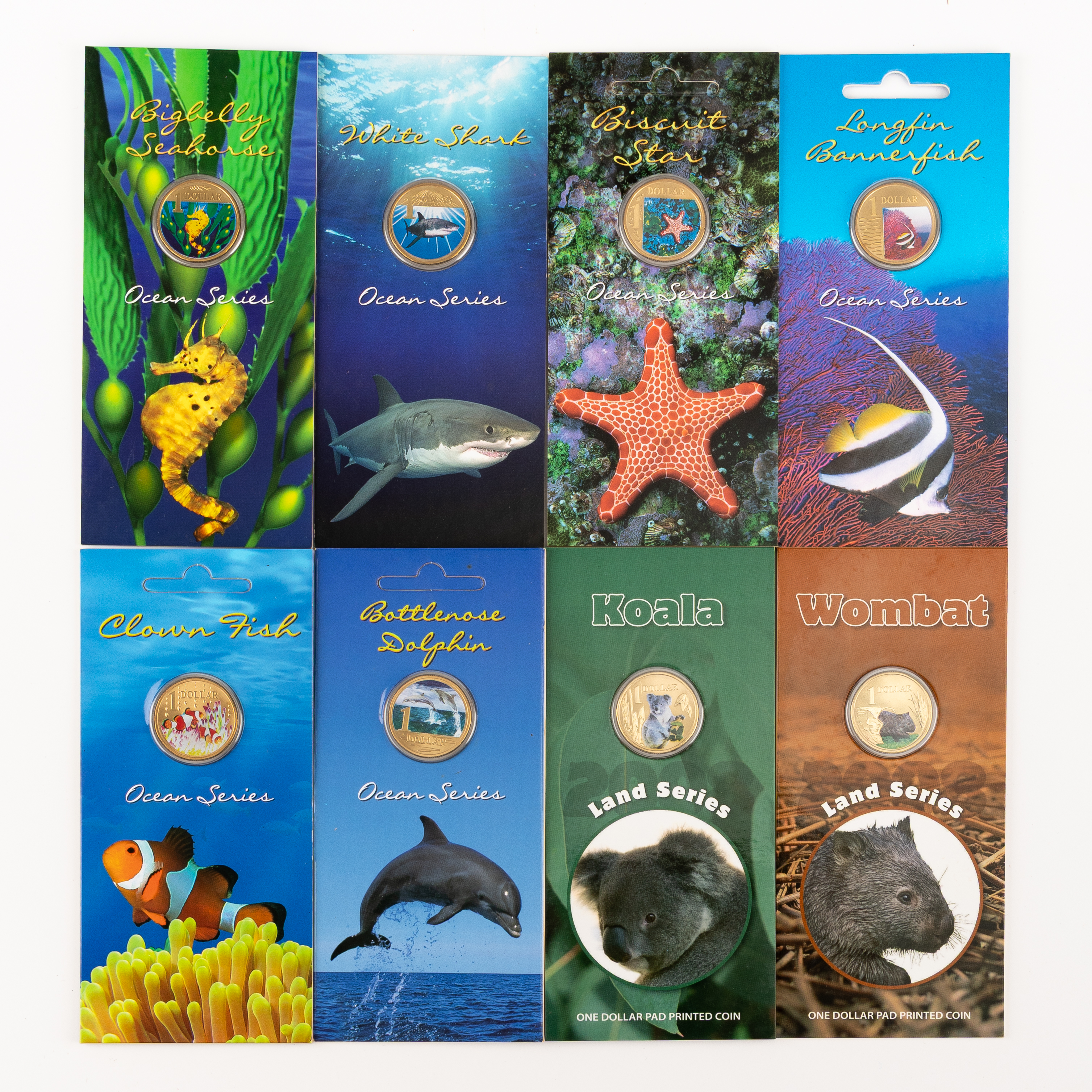 Elizabeth II, RAM - Ocean & Land Series, One Dollar, 2006 - 2008, UNC