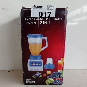 2 IN 1 HEAVY DUTY 1.5L ELECTRIC GLASS BLENDER -