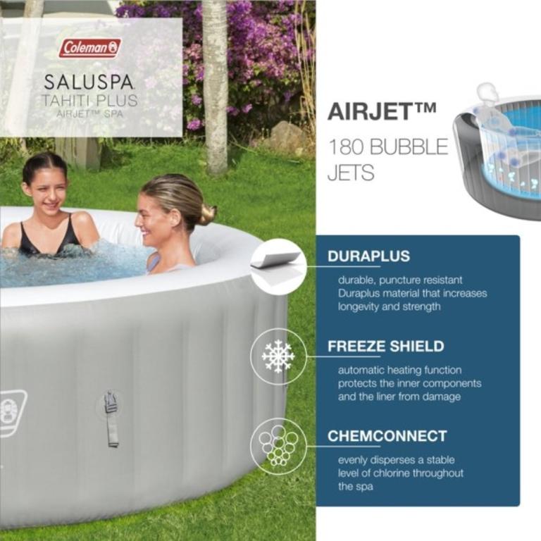 Coleman AirJet Inflatable Hot Tub Spa | Vanzant Auctions