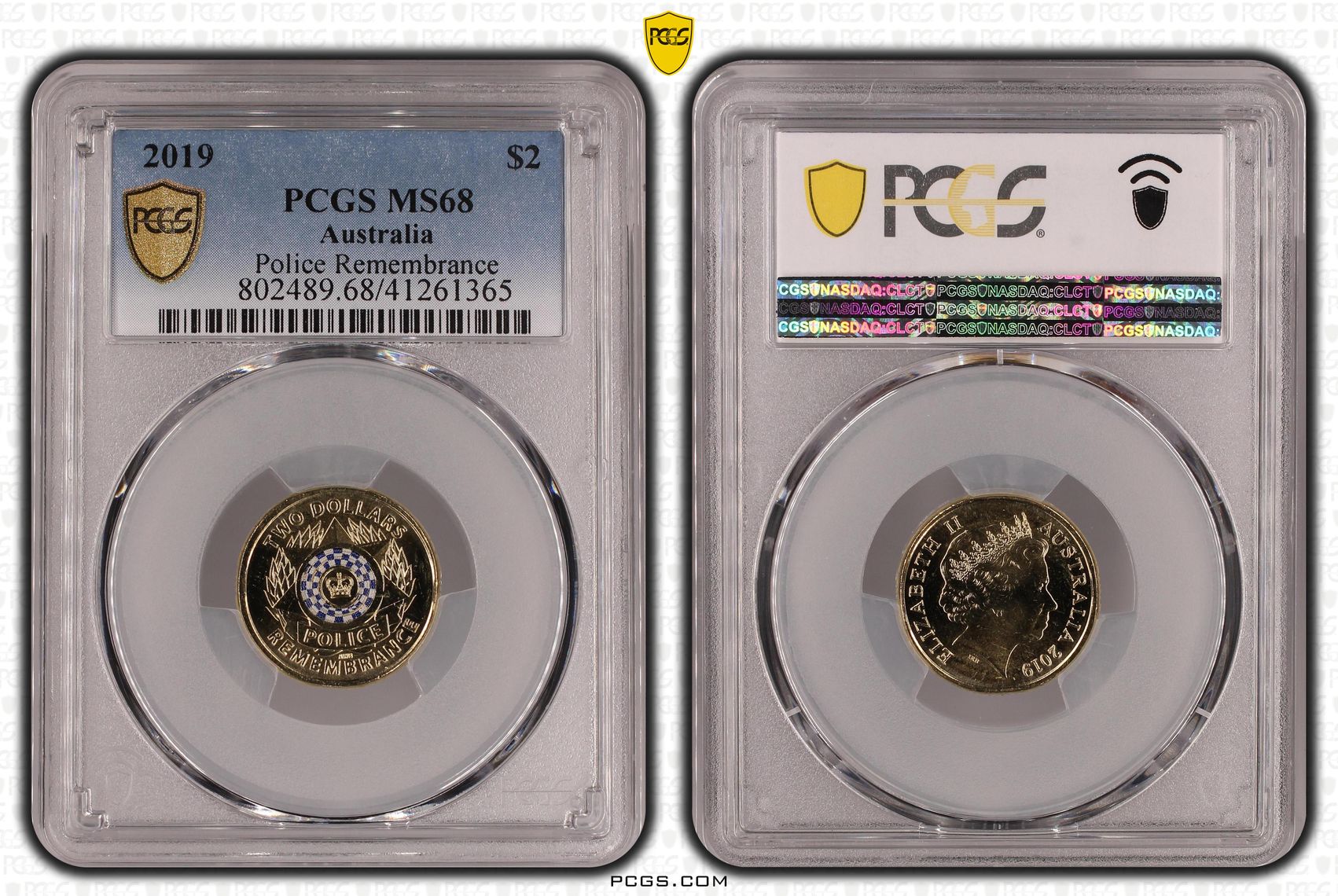 Elizabeth II, Two Dollar, 2019, MS68