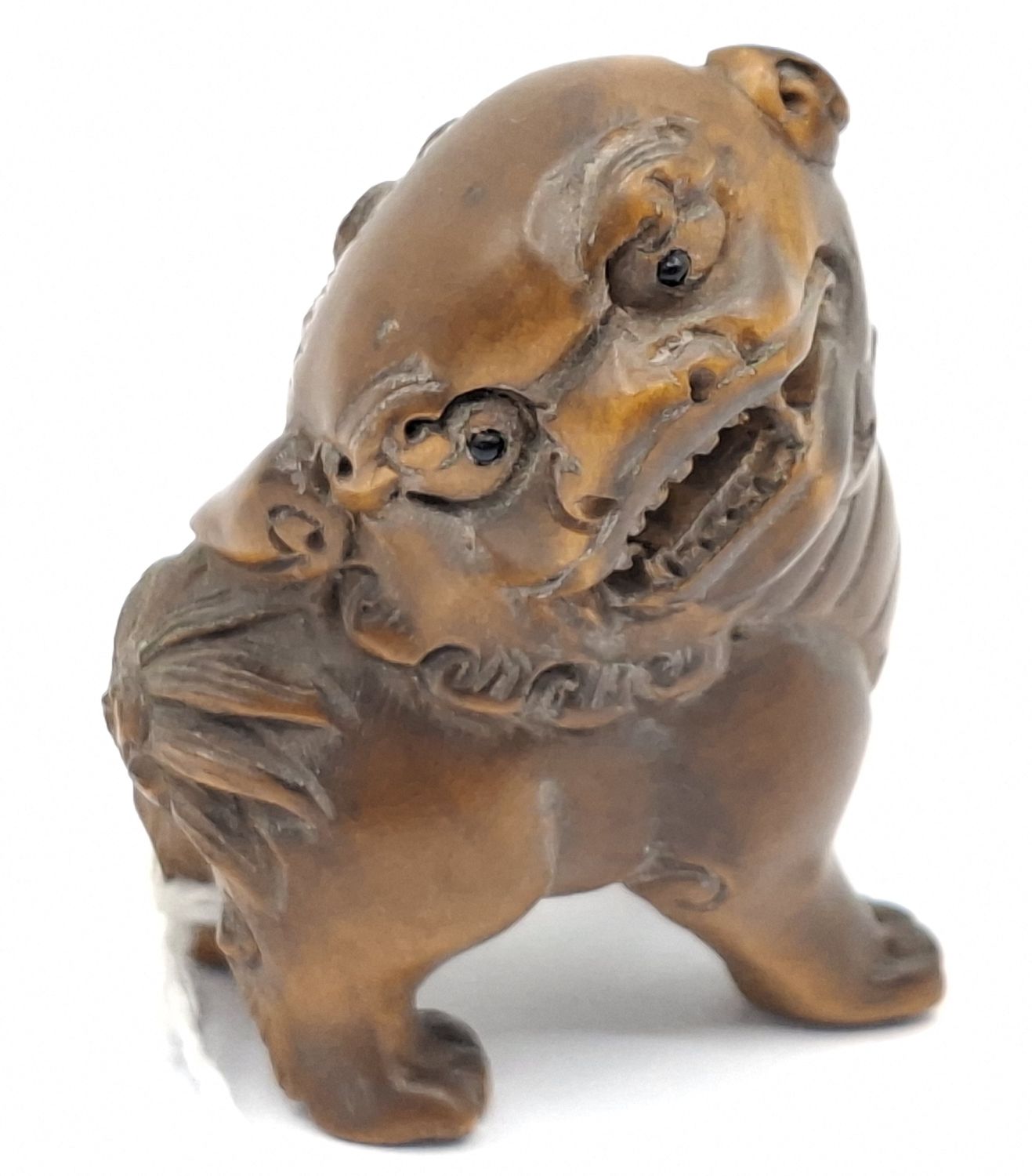 92 · JAPANESE CARVED BOXWOOD NETSUKE