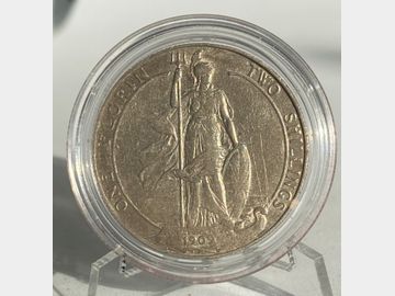 RARE 1909 EDWARD VII SILVER FLORIN