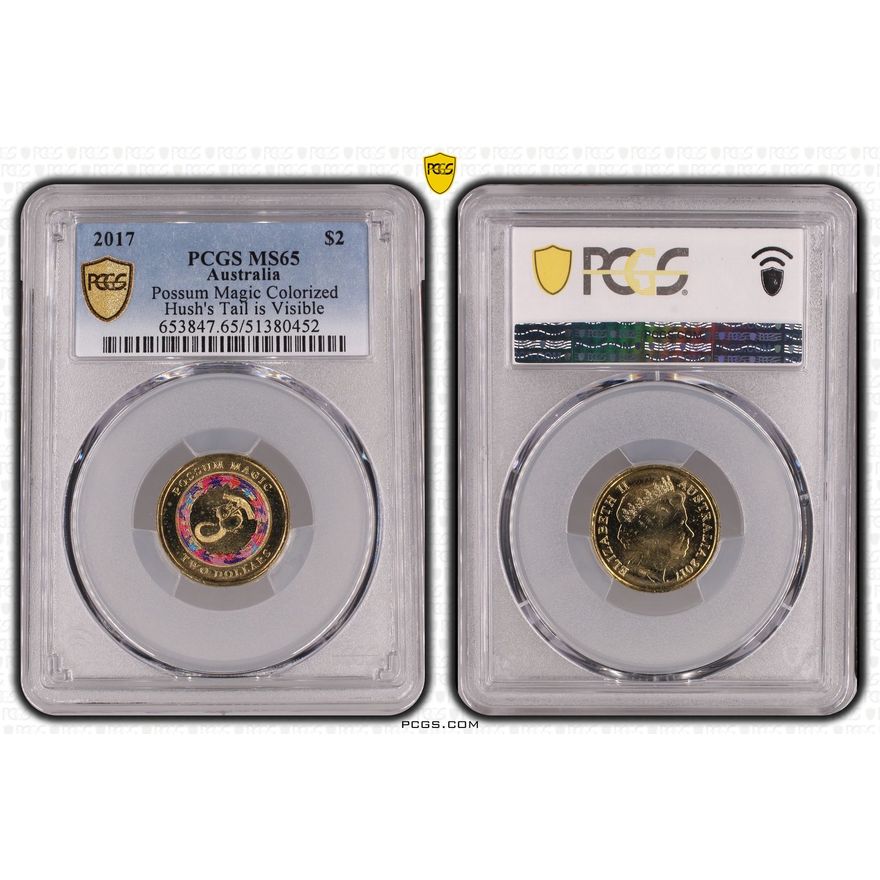 Possum Magic - Hush's Tail is Visible, Two Dollar, 2017, PCGS MS65