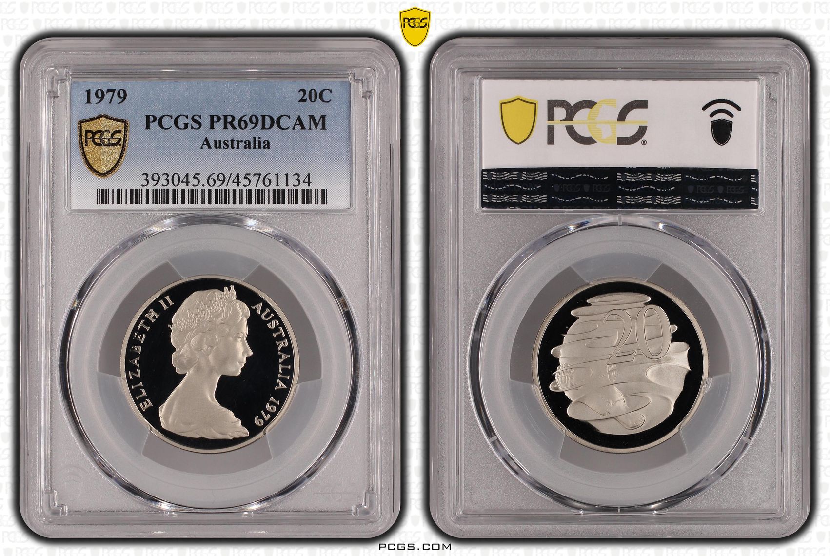 Twenty Cent, 1979, PCGS PR69DCAM