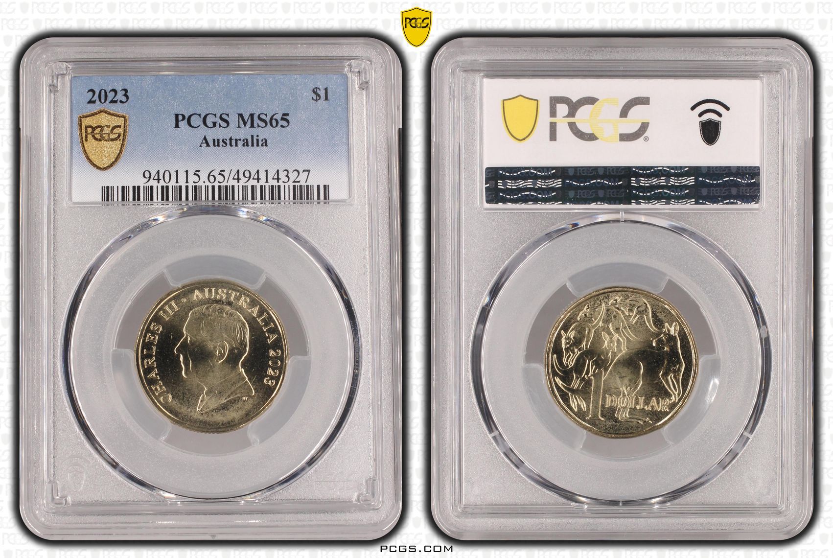 One Dollar, 2023, PCGS MS65