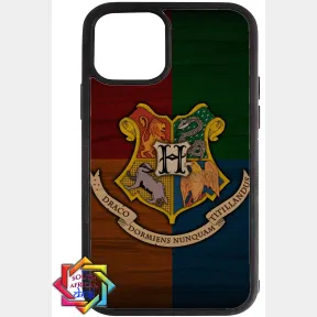 iPhone Case Harry Potter Hogwarts Crest Black / Green / Red iPhone 12 Pro |