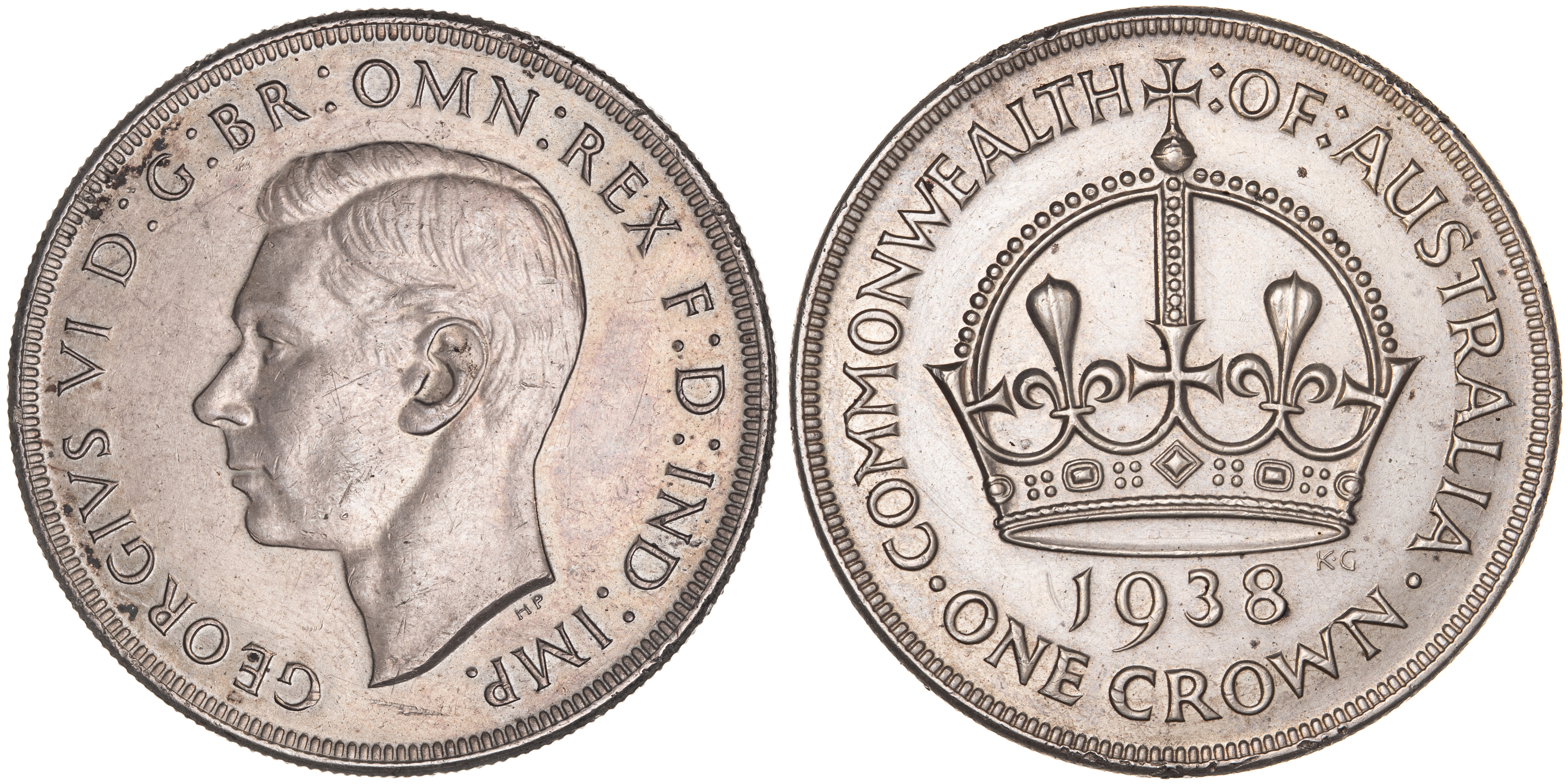 George VI, Crown, 1938, VF