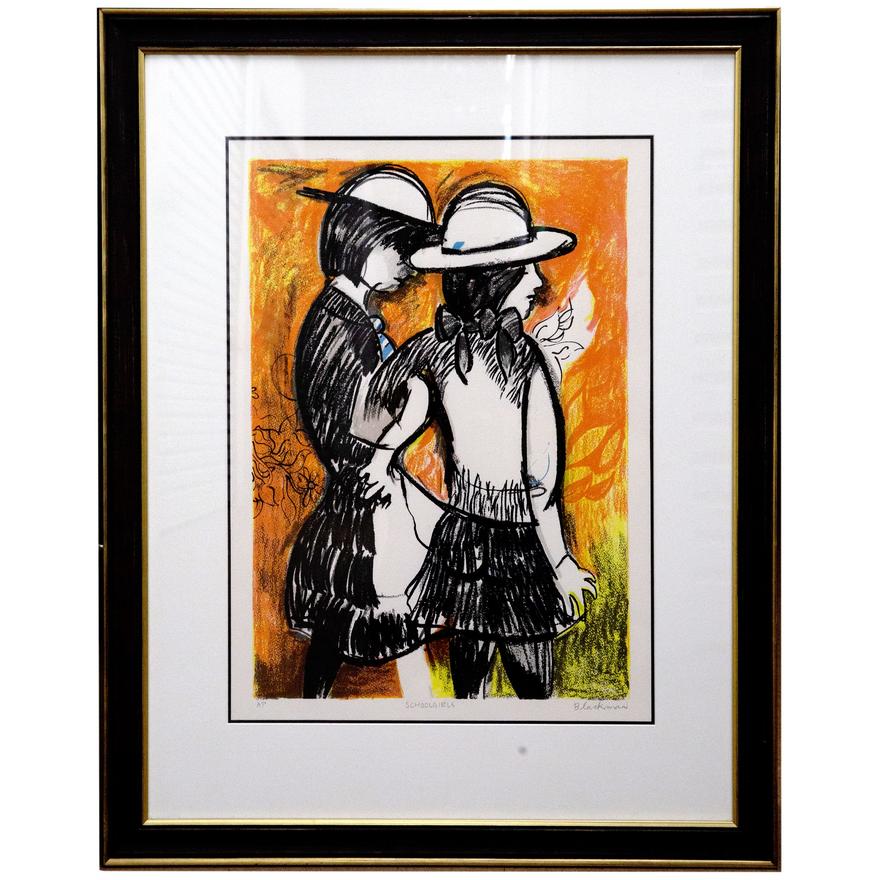 Charles Blackman (1928-2018), 'Schoolgirls',