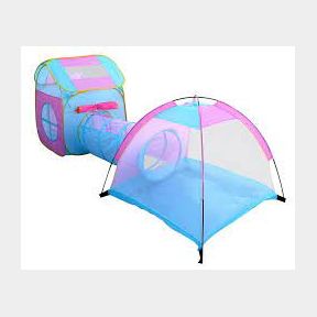 ZYS- 3 Piece Princess Play Tent Set-51499/12658 P1 (A1)