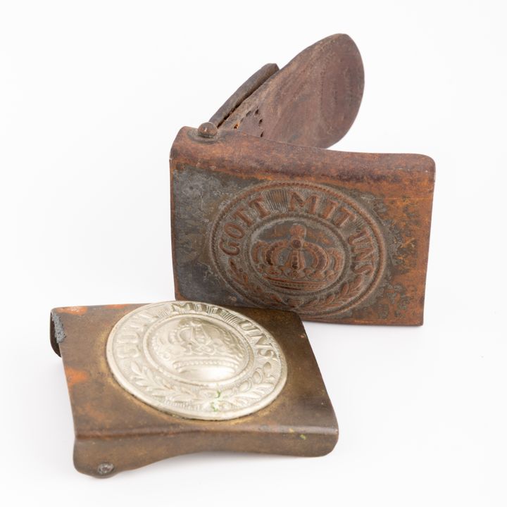 Germany, World War II Belt Buckle Pair,