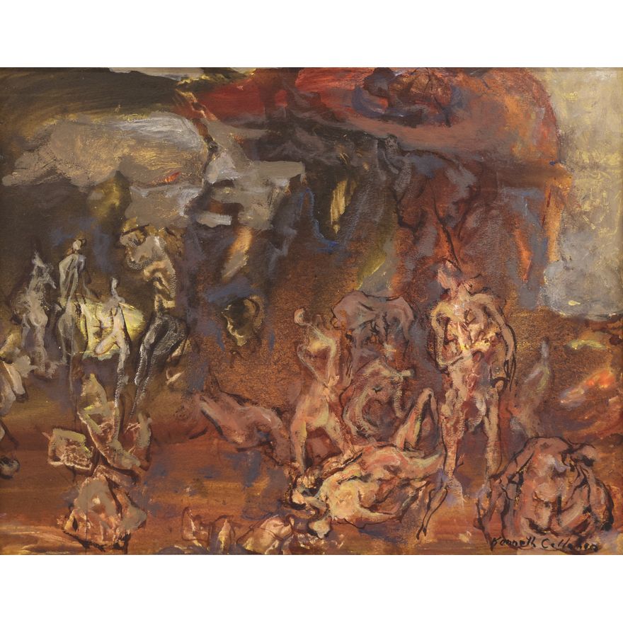 Kenneth Callahan ''Untitled'' (Universal Voyage) Tempera