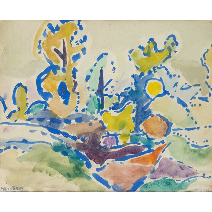 Kazimierz Podsadecki | Pejzaż, 1959