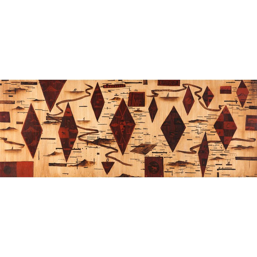 Shane Cotton 'Dog, Ball, Diamond'